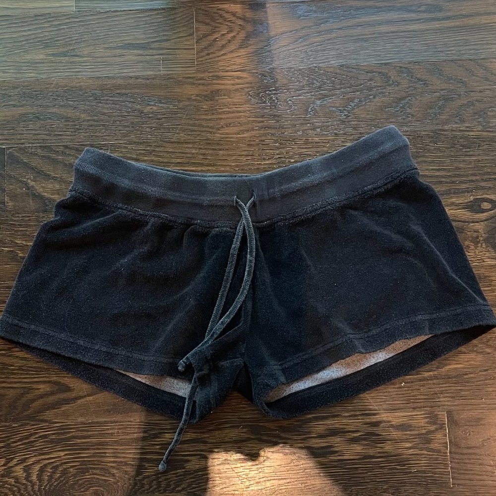 Black Hardtail Shorts